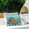Bondi Beach Palms Outdoor Printed Pillow Design by Paul Brent, 14 x 7 x 20